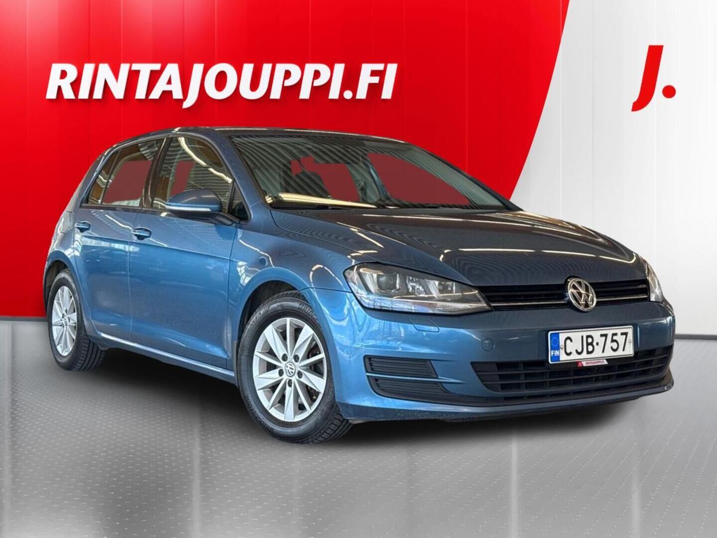 Sininen Volkswagen Golf
